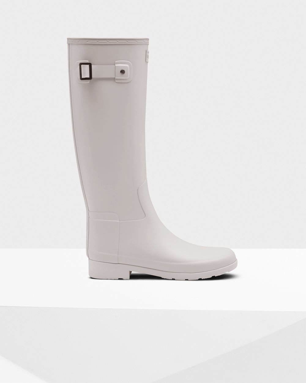 Womens Tall Rain Boots - Hunter Refined Slim Fit (01TMSXFIL) - Grey